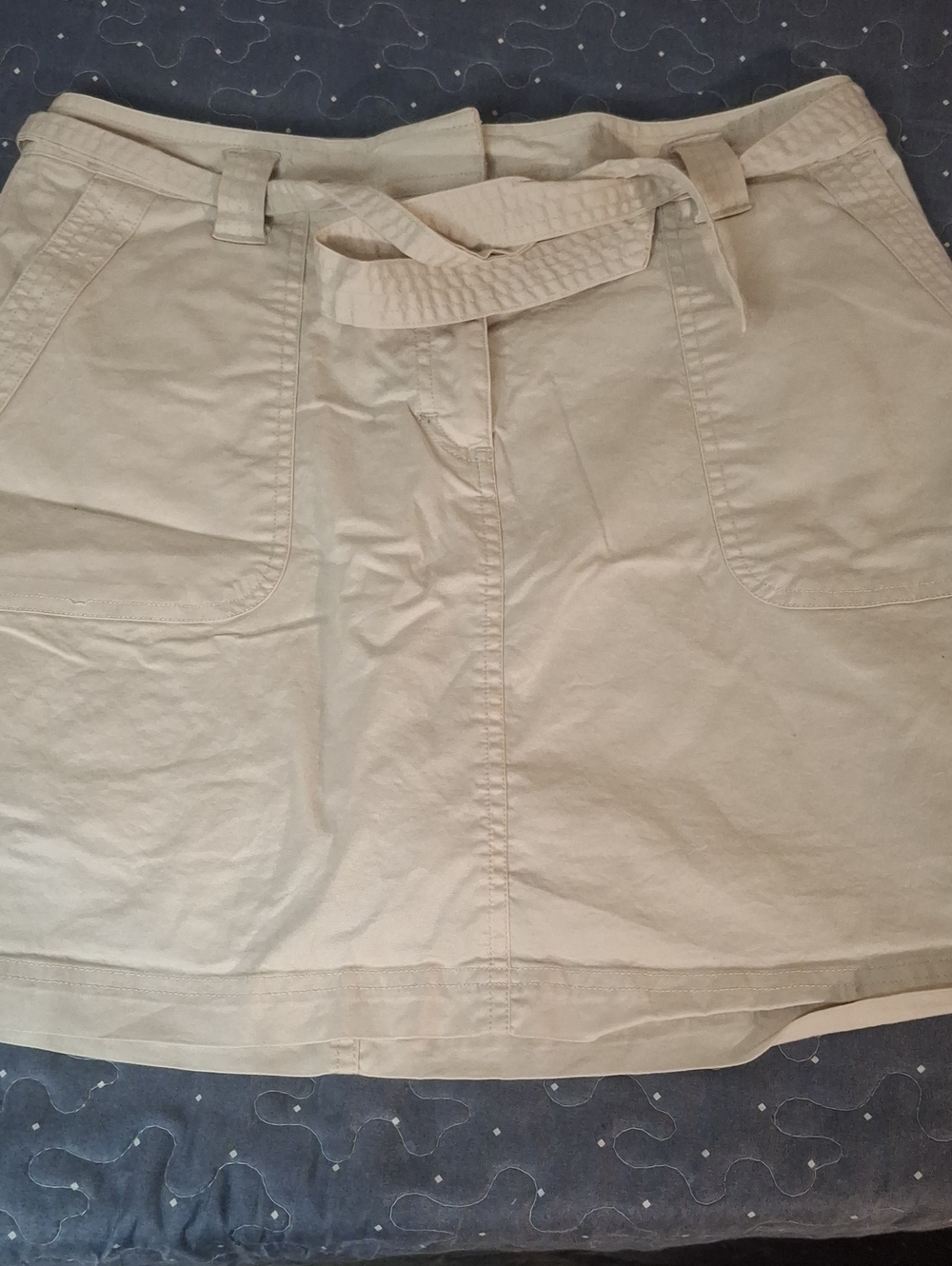 Josephine Chaus Tan Skort with Belt size 8